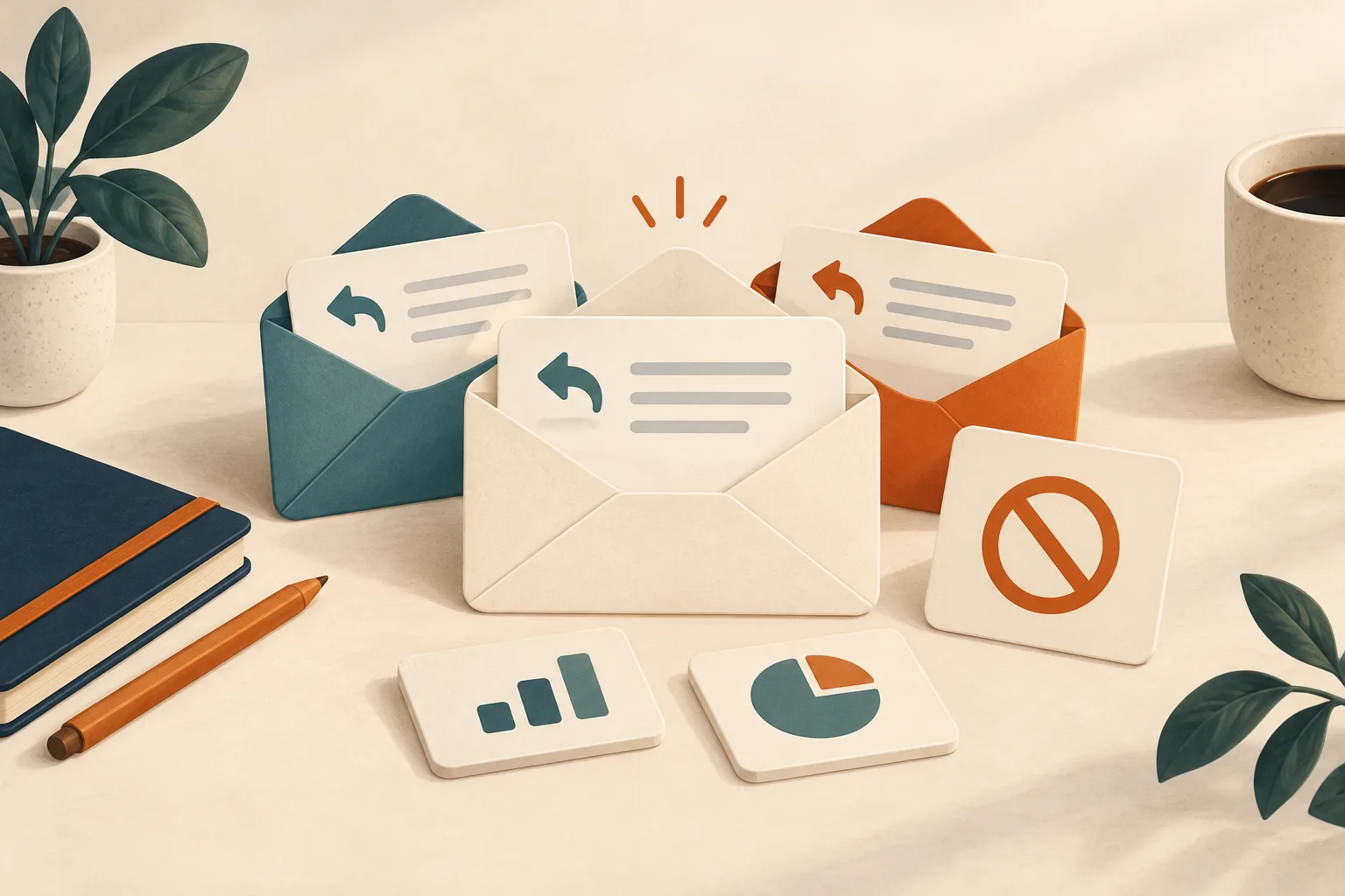Abstract reply and opt-out review materials
